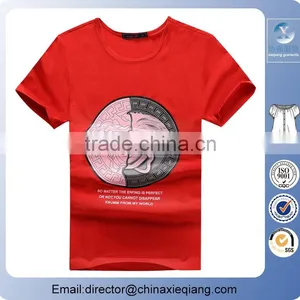 Cheap Custom Silk Screen Print Men's t Shirt With Wholesale Price thumbnail-3
