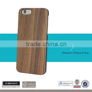 Factory Price Mobile Accessories Laser Engraving Custom Design PC Edge Wooden Cell Phone Case for IPhone 6 Case Wood thumbnail-5
