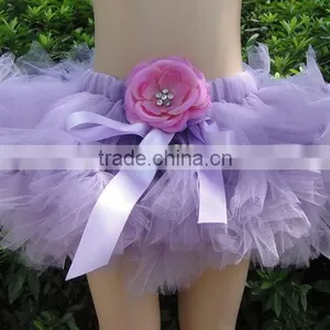 Hot Sale Baby Handmade Pettiskirts Hand Weave Pettiskirts Tutu Dress With Flower Design thumbnail-4
