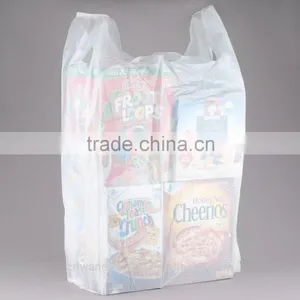 LDPE China Supplier Biodegradable Colorful Food Storage T-shirt Bag thumbnail-3