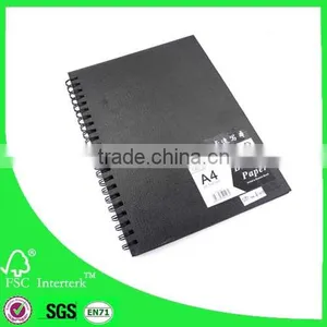 Hardcover Black Paper Sketch Pad / Black Paper Sketch Book A4 thumbnail-1