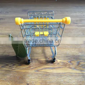 Hot Sell Shopping Cart Toy Mini Supermarket Handcart Mini Storge Basket thumbnail-4