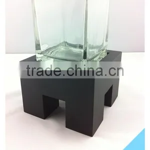 Home Decoration Wooden Candle Holder Square Tray thumbnail-3
