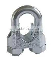 High Quality ZINC PLATED ITALIAN TYPE DROP FORGED WIRE ROPE CLIP thumbnail-1