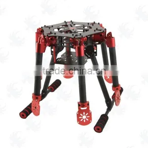 700mm 3K Carbon Fiber Self-lock Umbrella Folding-arm Hexacopter Frame Kit With Landing Gear for RC Multicopter FPV thumbnail-1