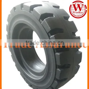 New Tread Pattern Solid Skid Steer Tires 12-16.5 With Good Wear Resistant Performance thumbnail-1