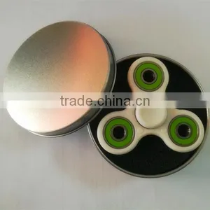 ABS White Plastic Holder Ball Bearing Full Zro2 Ceramic Bearing 608 Green Seal Hand Spinner Fidget Toy thumbnail-2