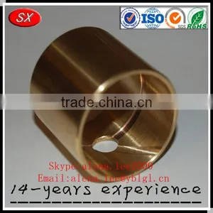 Low Wear Copper Bronze Stainless Steel Aluminum Steel Brass Bushing ISO9001:2008 Passed thumbnail-4