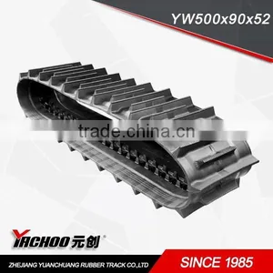 Rubber Products Agriculture Vehicle Rubber Crawler,rubber Track(YW500x90x52) thumbnail-1