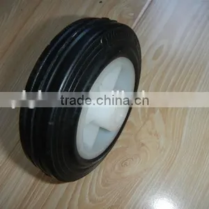 4 Inch Solid Rubber Wheel for Tool Carts thumbnail-1
