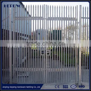 Cheap Wrought Iron Spear Top Steel Palisade Panel Security Fence From China Anping thumbnail-1