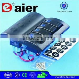 Waterproof Car Illuminated 12/24V Marine Switch Panel thumbnail-1