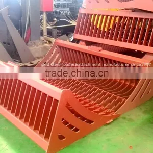 Skid Steer Loader Attachment Rock Bucket thumbnail-3