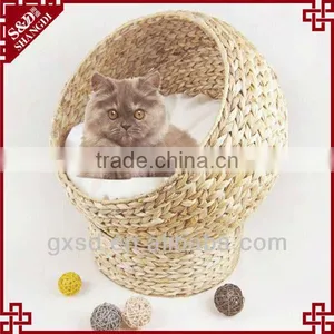S&D Strong and Durable Water Hyacinth Pet Accessories Pet House, Cat Cage thumbnail-1