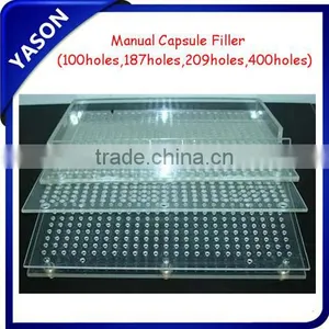 Small Capsule Filling Machine,100holes,187holes,209holes,400holes Can be Chosen thumbnail-1