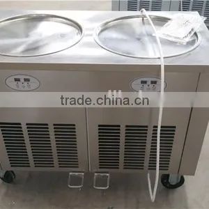 2017 New Style-30 C Degree Fried Ice Cream Machine Double Pan thumbnail-1