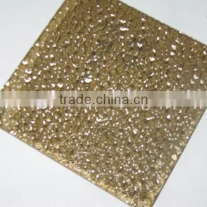 Colorful Embossed Bright Polycarbonate PC Solid Glittering Sheet thumbnail-1