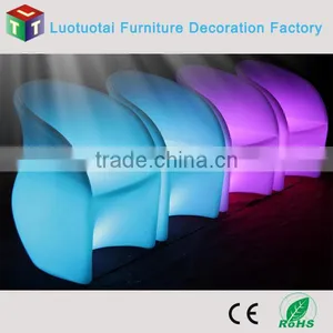Rechargeable 16 Color Change Illuminated Led Bar Chair thumbnail-1