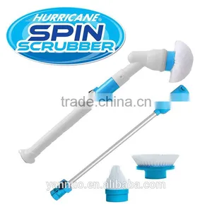 Turbo Scrub Hurricane Spin Scrubber, Wireless Electric Bathroom Cleaning Brush thumbnail-1
