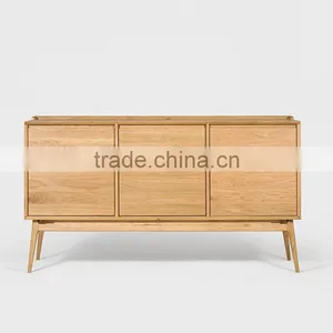 Hot Sale Light Color Wood Living Room Sideboard Cabinet With Door For Home Use thumbnail-1