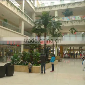 Artificial Palm Tree With Brown Bark Fiberglass Tree Sale Fake Tree Outdoor Decoration thumbnail-3