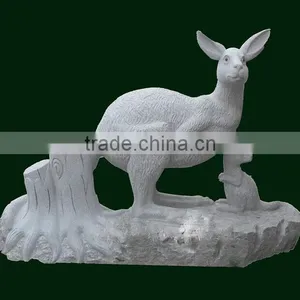 Large Hand Carved Stone Animals in Carving Crafts,stone Kangaroo Sculpture thumbnail-1