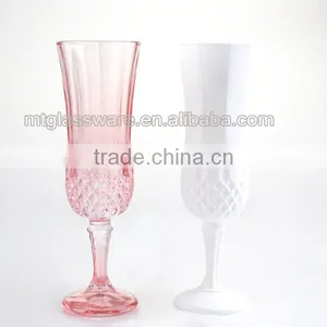 Hotsale Colorful Crystal Champagne Flute Glass Candle Holder thumbnail-2