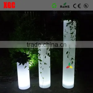Decorative High Tall Artificial Flower Column With Light thumbnail-4
