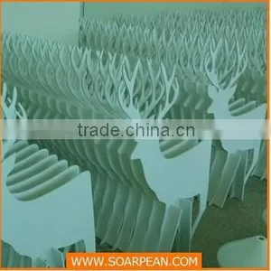 Customized White Paper Wooden Carving Deer thumbnail-1