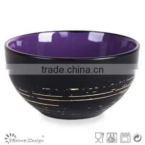 2015 New Design Ceramic Stoneware Silk Screen Printing Bowl Antique Style thumbnail-3