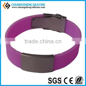 Silicone ID Bracelet, Wristband thumbnail-2