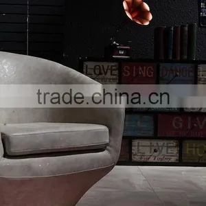 YYA027Factory Customized Swivel Leather Modern Club Chair thumbnail-4