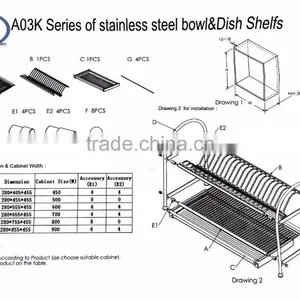 European Style Metal Kitchen Rack From Caizhu thumbnail-4