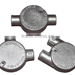 20mm and 25mm Electrical Galvanized GI Junction Box H Way thumbnail-2