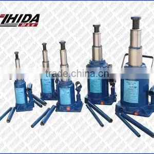 Hydraulic High Lift Double Ram Bottle Jack 2-50T Lifting Range thumbnail-1