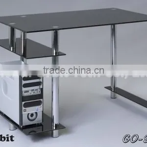 Office Furniture Glass Computer Desk thumbnail-1