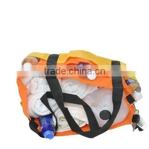 Family Travel Stylish Beach Mesh Tote Bag thumbnail-3