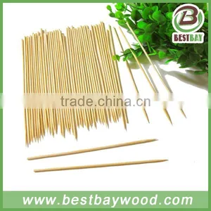 Kabob Skewer Bamboo Barbecue Skewer Dia3.0mm Bamboo Skewer 100pcs per Bag thumbnail-2