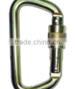 Captive Pin Steel D Scaffolding Triple Lock Rescue Carabiner Hook thumbnail-4