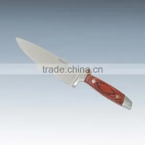 Kitchen Knife With Pakka Wood Handle thumbnail-1