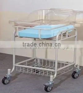 Baby Cot, Fixed, Epoxy Coated, Removable Basket thumbnail-1
