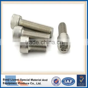 Factory Sell DIN6921 Titanium Hexagon Socket Thin Head Cap Screws With High Quality thumbnail-3