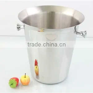Wine Beer Bottle Custom Logo Stainless Steel Ice Bucket thumbnail-2