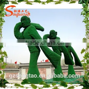 New Design Artificial Human Boxwood Topiary Sculpture & Topiary for Garden Ornament thumbnail-2