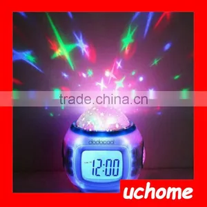 UCHOME Room Sky Moon-Star Projection Backlight Clock for Kids thumbnail-5