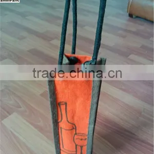Promotional Jute Bags in Color 10*10*35cm Dyed Color 100% Jute Made in China thumbnail-1