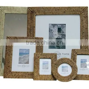 Full Rattan Photo Frame thumbnail-1