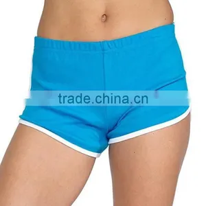 Wholesale Custom Made Your Own Design Women's Gym Yoga Clothes Sporty Casual Style Classic Vintage Retro Jogging Shorts thumbnail-1