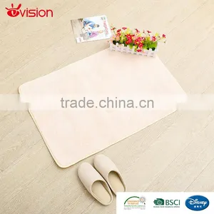 Home Solid Mat,good Seles in Europe,bsci Factory , Oeko Certificate,coral Fleece With Cream thumbnail-1