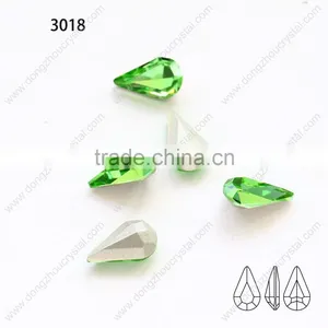 COLORS Small Crystal Teardrop Shaped Glass Beads for Clothing/jewelry/shoes/bags Decoration thumbnail-6